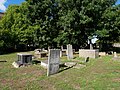 Headstones to the west of the Church of St Margaret, Barking.