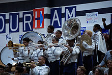 The school's band Hillside High School Band (25598179781).jpg