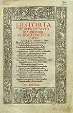 Thumbnail for Historia e Skënderbeut