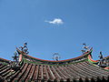 The roof of Hong San See on Mohamed Sultan Road