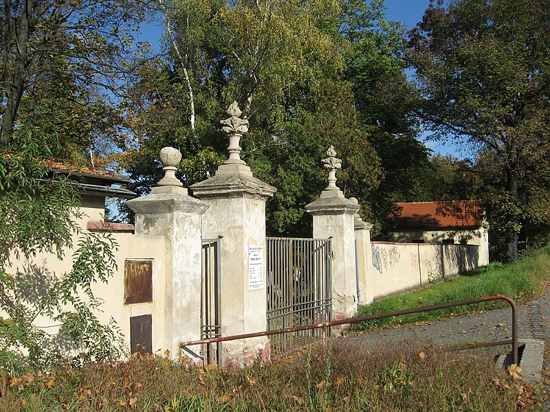 File:Hrdlořezský hřbitov, vstup.jpg