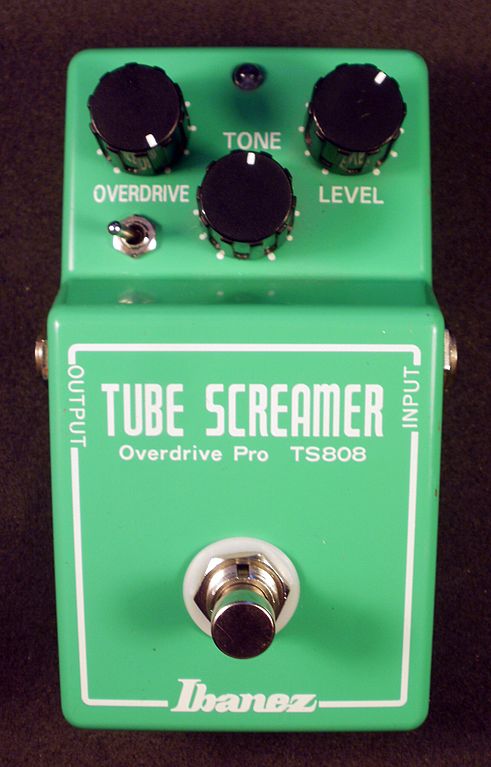 File:Ibanez TS-808 Tube Screamer Overdrive Pro (True bypass Mod and Tone Mod).jpg  - Wikimedia Commons