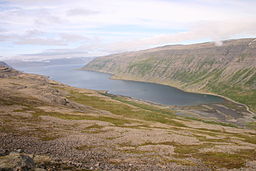 Utsikt över Geirþjófsfjörður