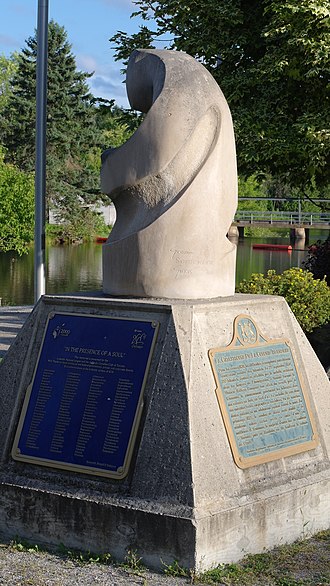 Icelandic Settlement Disaster Memorial, Kinmount, Ontario Icelandic Community Memorial.JPG