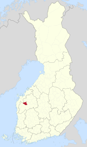 Poziția localității Ilmajoki