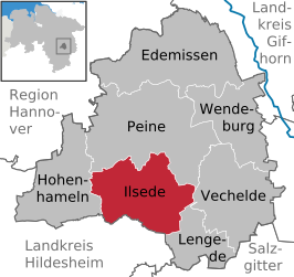 Kaart van Ilsede