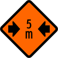 Indonesian Road Sign (Temporary) 4d.svg