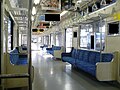 座席表地交換後の車内（2011年）