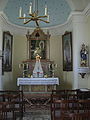 Interiér kaple Panny Marie Vranovské