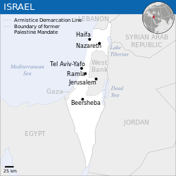 Location o Israel