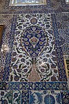 Example of Iznik tiles from their best artistic period, inside the vestibule