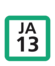JR JA-13 station number.png