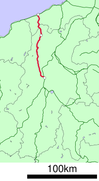 Route of the Ōito line