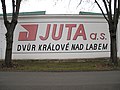 Čeština: Závod 01 firmy JUTA a.s. ve Dvoře Králové nad Labem. Okres Trutnov, Česká republika.