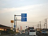 埼玉県羽生市須影付近、国道125号重複区間（2007年11月）