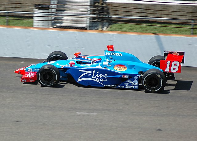 PDM driver Jimmy Kite practicing for the 2007 Indianapolis 500
