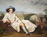 «Goethe in der Campagna» er sannsynligvis Tischbeins mest kjente verk