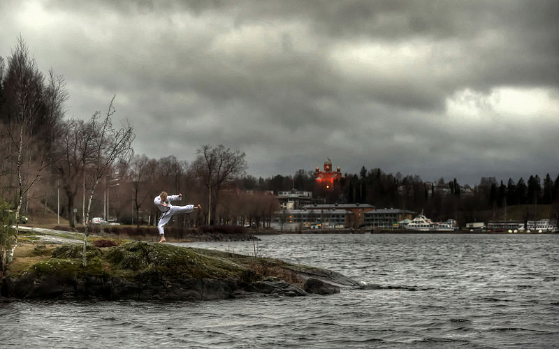 File:Karate in Lappeenranta, Finland.jpg