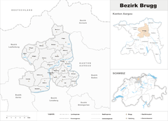 Plan okręgu Brugg