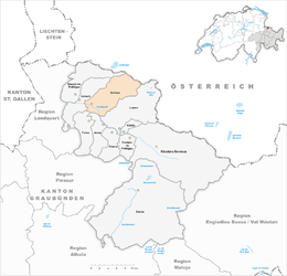 Schiers - Carte