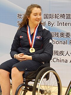 Katie Morrow British wheelchair basketball player