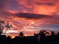 sunset in keonjhar