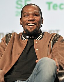 Kevin Durant - the cool, fun,  basketball player  with Afro-American roots in 2024