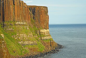 The Kilt Rock with a columnar jointed dolerite sill above Jurassic sandstones of the Valtos Sandstone Formation Kilt Rock2jpg.jpg