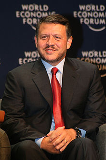 King Abdullah - World Economic Forum on the Middle East Dead Sea Jordan 2007.jpg