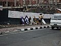 Memorial for the victims of the Bali bomb in Kuta (Indonesia), 2002.