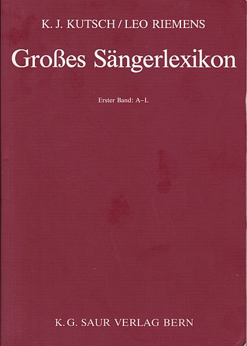 Großes Sängerlexikon