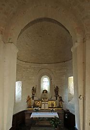 Chœur de l'église Sainte-Madeleine de Léobard
