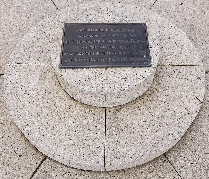 File:Labuan Malaysia Memorial-Stone-Landing-9th-Division-01.jpg