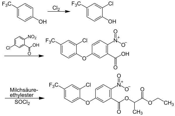 Synthese von Lactofen