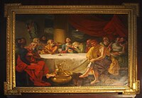 Last Supper by Johann Zoffany after its restoration, completed in 2010 STJ4.jpg