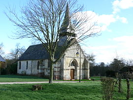 De kerk in Laverrière