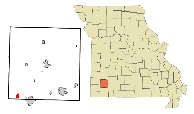 File:Lawrence County Missouri Incorporated and Unincorporated areas Pierce City Highlighted.svg