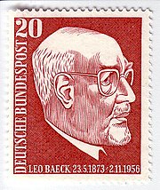 Commemorative stamp of Leo Baeck Leo Baeck (1).jpg