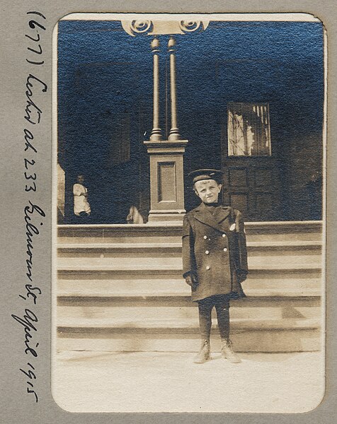 File:Lester Brittain in front of their home, Ottawa (PR2004-004.21.1-677).jpg