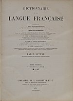 Thumbnail for Dictionnaire de la langue française