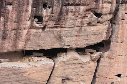 Coffins in Xianshui Rock