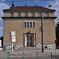 Deutsch: Ehemaliges Reichsbankgebäude Lothar-Kreyssig-Straße 1 in Magdeburg-Altstadt. This is a photograph of an architectural monument. It is on the list of cultural monuments of Magdeburg.