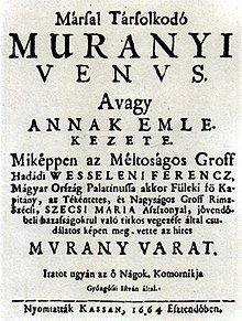 A mű első kiadásának címlapja"Rend szerént jegyezzék egyebek versekbenÓriások dolgát az régi üdőkben…"