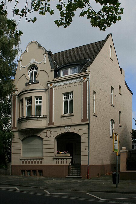 Mönchengladbach Wickrath Denkmal Nr. T 016, Trompeterallee 28 (6422)