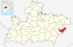 Ануппур на карте