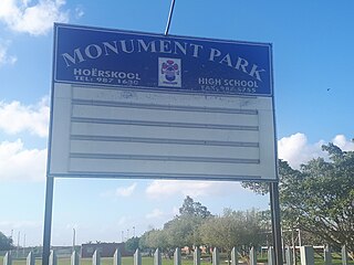 <span class="mw-page-title-main">Monument Park High School</span> School in Kraaifontein, Western Cape, South Africa