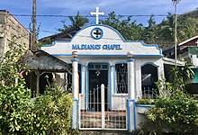 Maria Diana's Chapel located in the Gandara Public Cemetery Ma. Diana's Chapel in Gandara, Samar (Home of the miraculous corpse of Maria Diana Alvarez).jpg