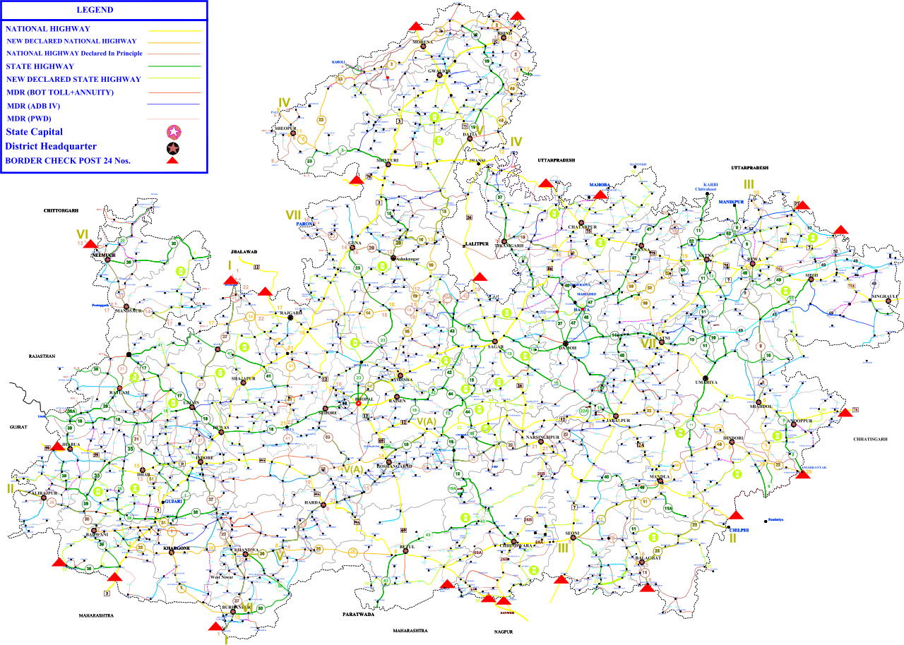 Mp Road Map In Hindi File:madhya Pradesh Road Map.svg - Wikimedia Commons