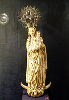 Madonna with Child, anonymous Filipino artist, 1600s AD, ivory, silver - Cathedral of Seville - Sevilla, Spain - DSC07641.JPG