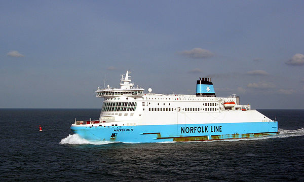 Norfolkline ro-pax ferry M/S Maersk Delft, built 2006.